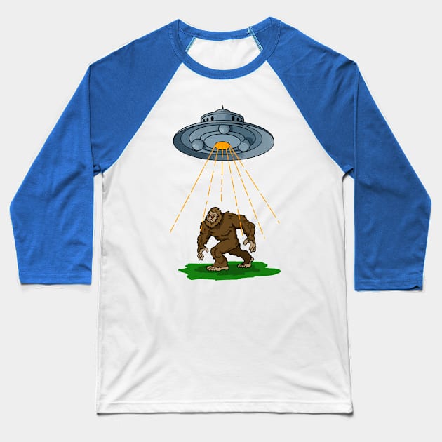 Bigfoot Baseball T-Shirt by Harley Warren